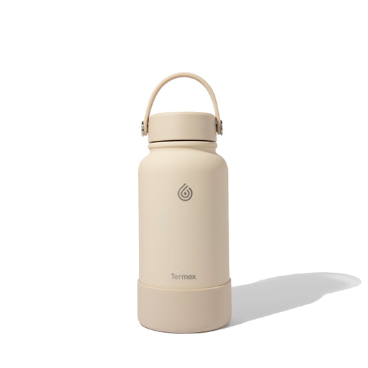 Termo Light Goma Plus 750ml color beige acabado en goma - Termox