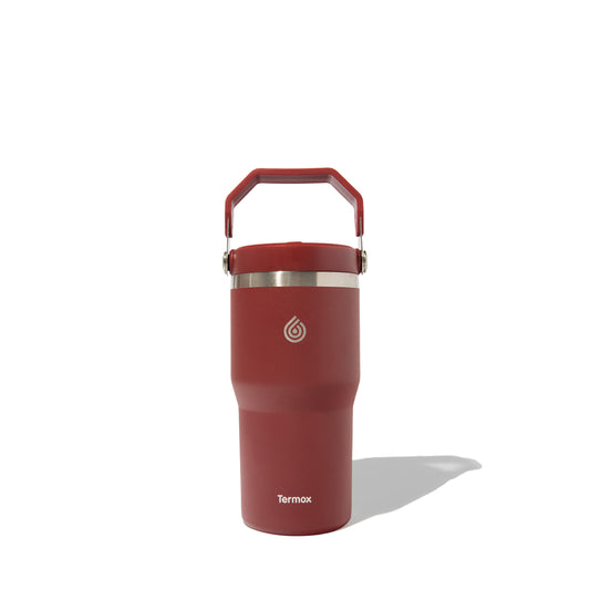 Termo Travel 630ml acero inoxidable color vinotinto personalizado - Termox