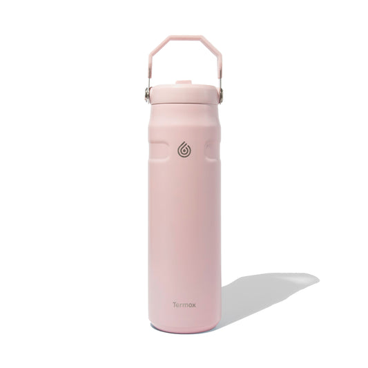 Termo Travel 700ml acero inoxidable color rosado pastel personalizado - Termox