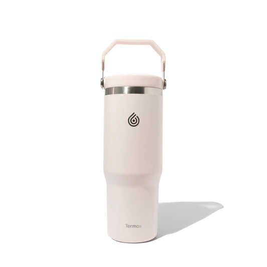 Termo Travel 830ml acero inoxidable color baby pink personalizado - Termox